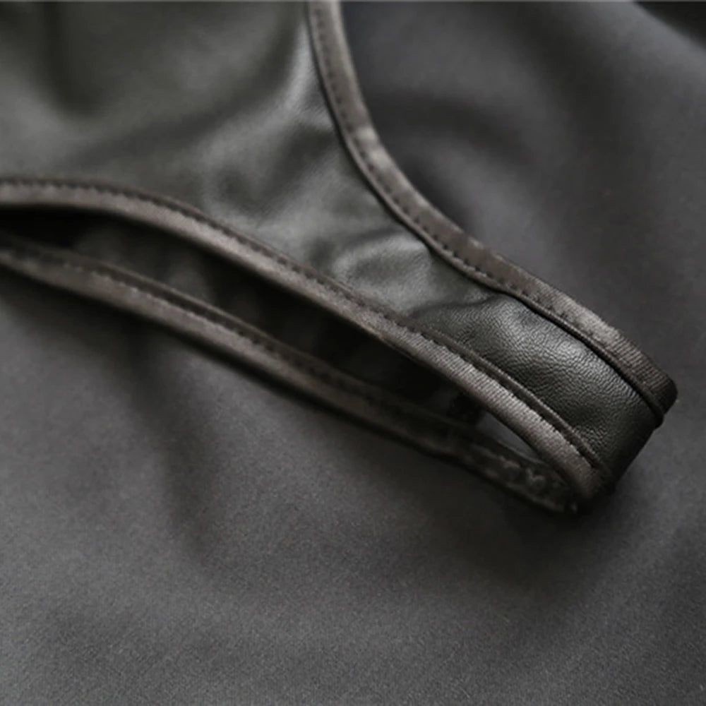 SM Products Adult Toys Black Leather Bondage Set Bdsm Sex Erotic Fetish Mini Dress Porn Skirt Adult Games Exotic Accessories