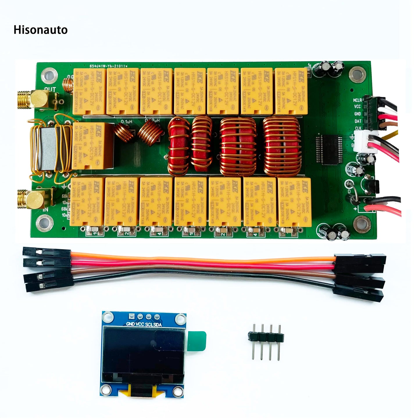Hisonauto ATU-100 ATU100 Automatic Antenna Tuner 7x7 ATU-100mini by N7DDC assembled machine ready for use