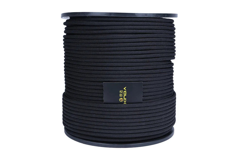 XINDA 8mm Diameter Professional Rock Climbing Rope Outdoor Hiking Corda High Strength Statics Safety Rope Fire Rescue Parachute