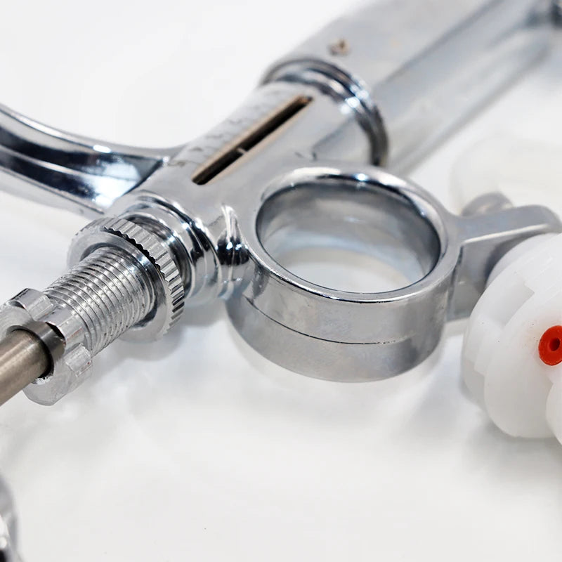 5 ML Automatic Livestock Continuous Syringe Veterinary Equipment With Bottles Vaccination Metal Multifunction Farm T