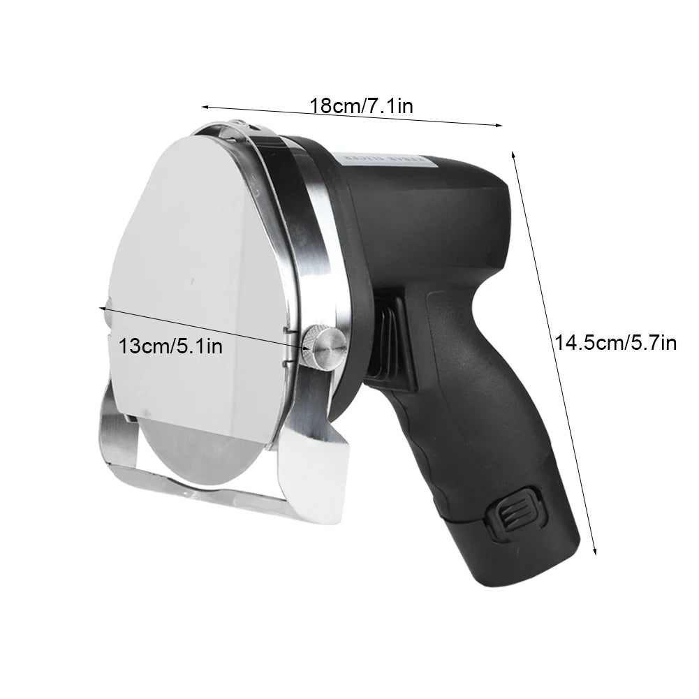 Cordless Electric Kebab Adjustable Thickness Roast Meat Cutting Blade Slicing Machine EU Plug 110V-240V