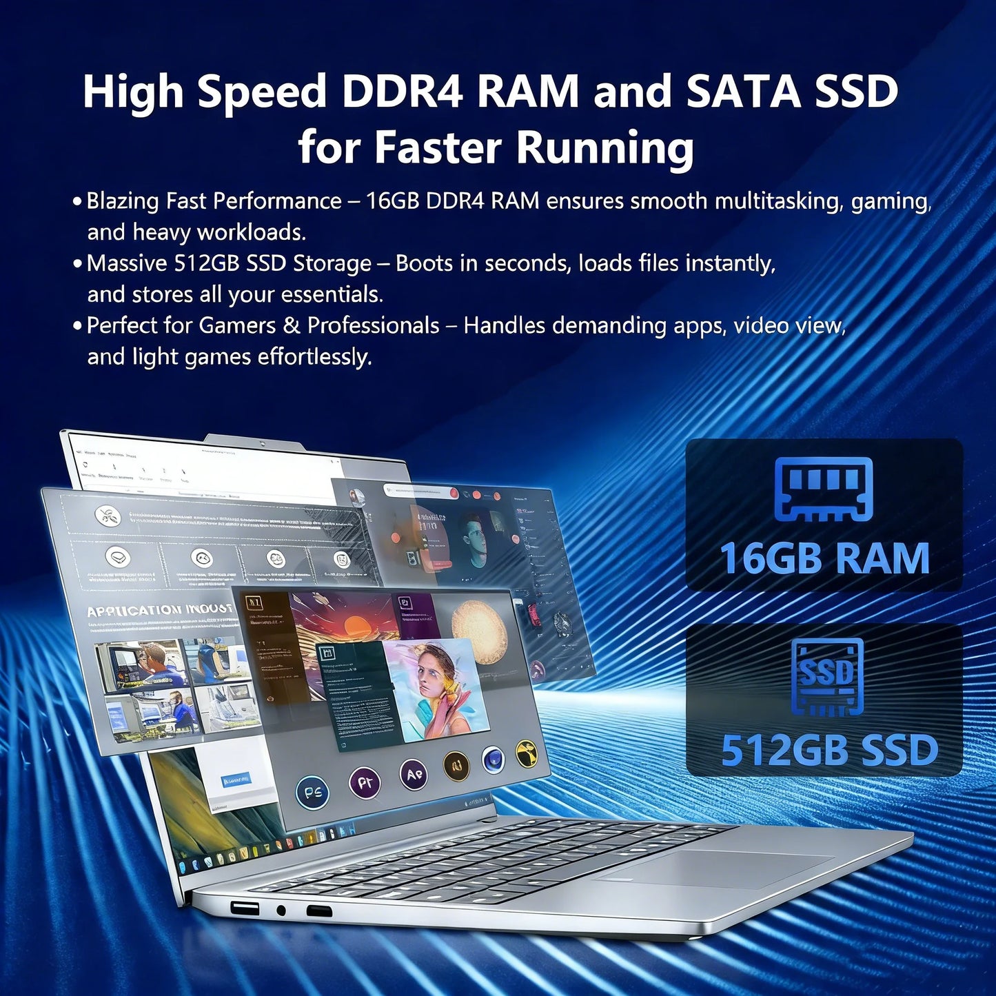 Portable Notebook Windows 11 Pro 15.6 Inch Laptop Computer HD Screen Intel Core I9-9900 16GB RAM 1TB 2TB SSD Laptops PC