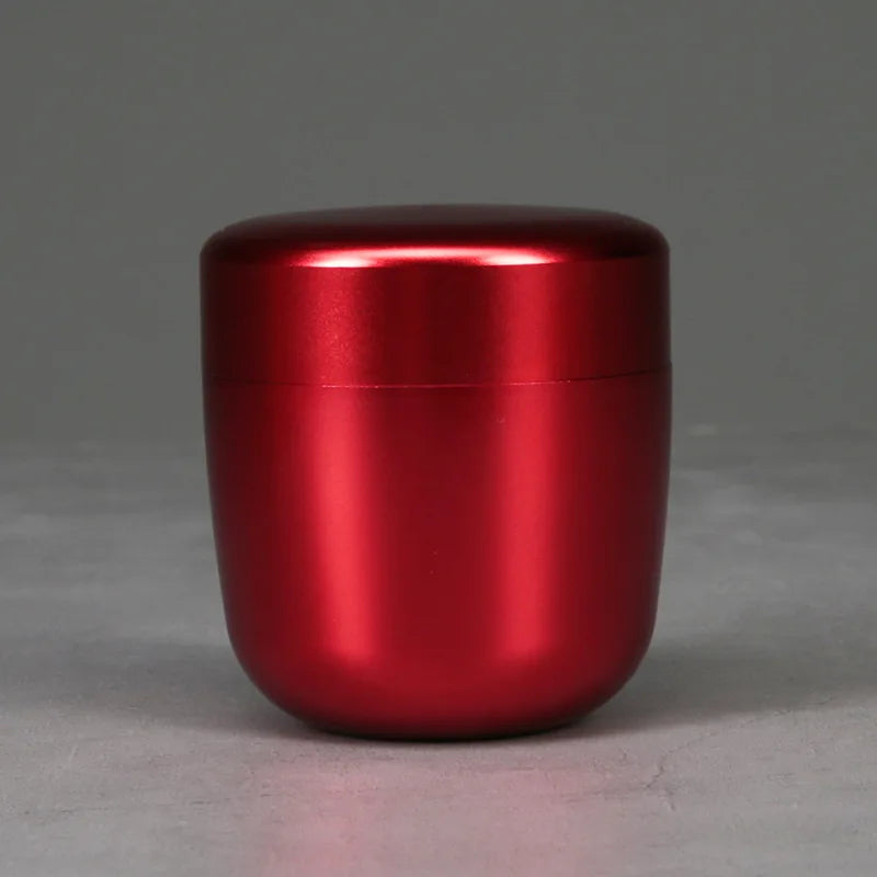 Hot Sale L8 Ashes Aluminum Alloy Capsule Mini Keepsake Iron Urn Funeral Casket Pet Urn Human pet memorials and gifts