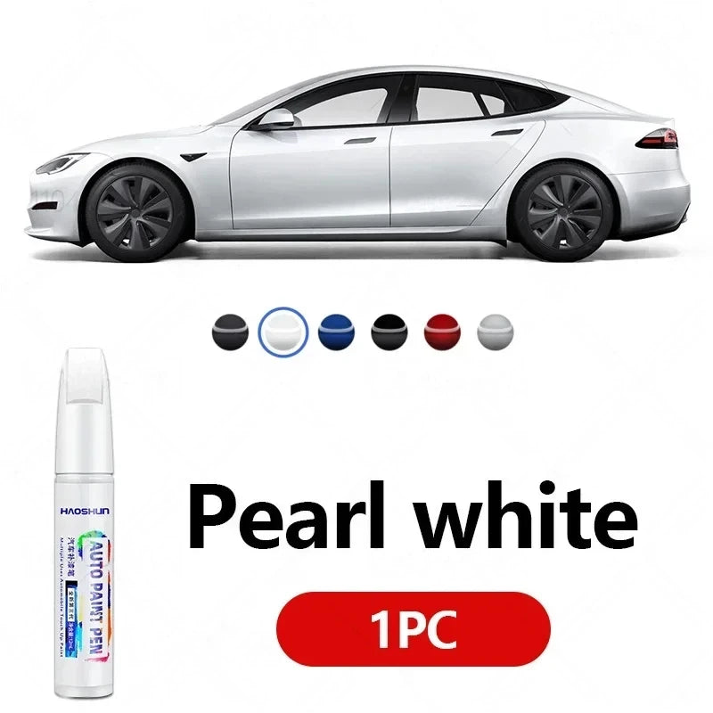 For 2012-2025 Tesla Model 3 Y X S Car Paint repair pen Car touch up pen Black white Tesla wheel paint repair agent Paint repair