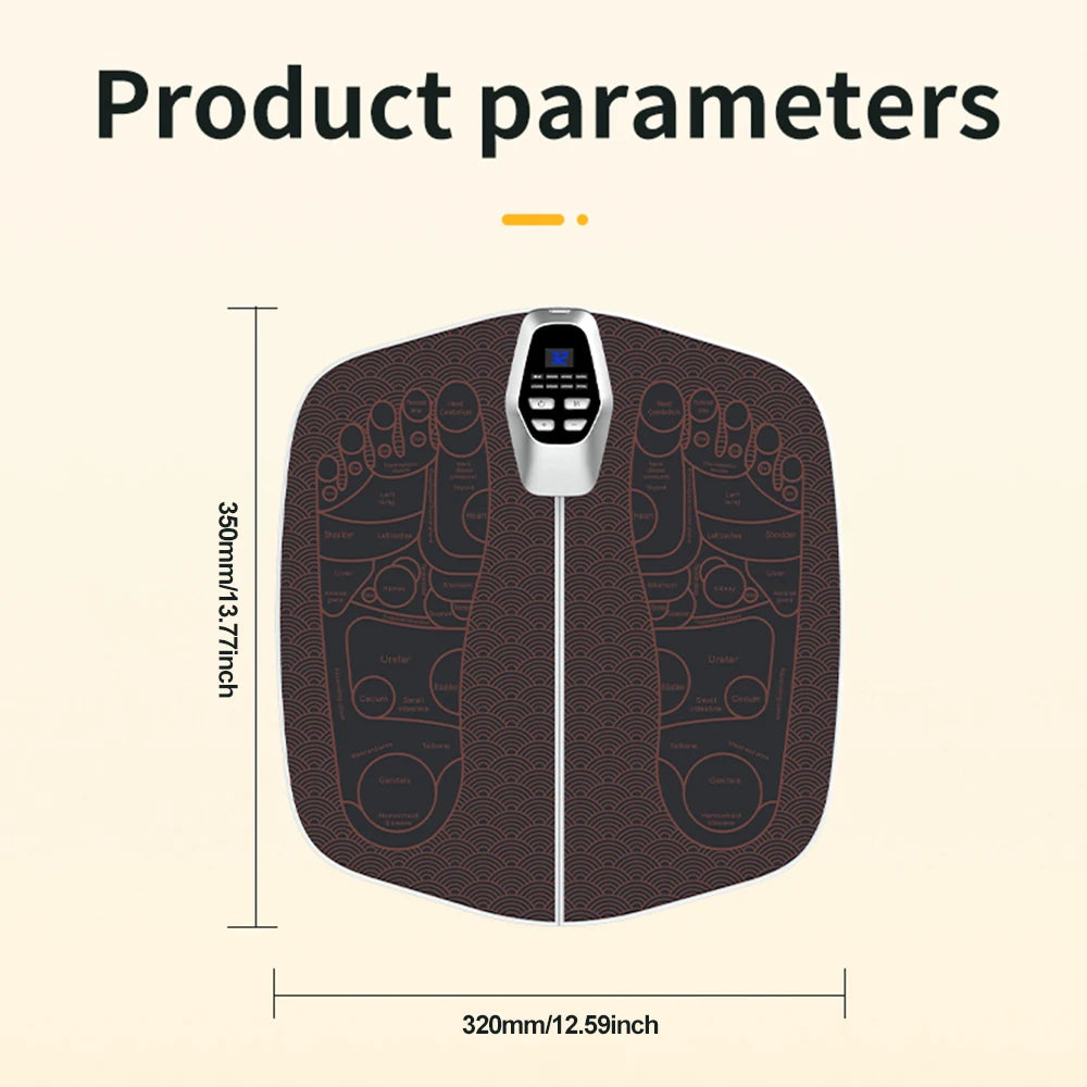 Foot Massage Mat with Microcurrent Electric Foot Relaxation Massager, foot massage pad