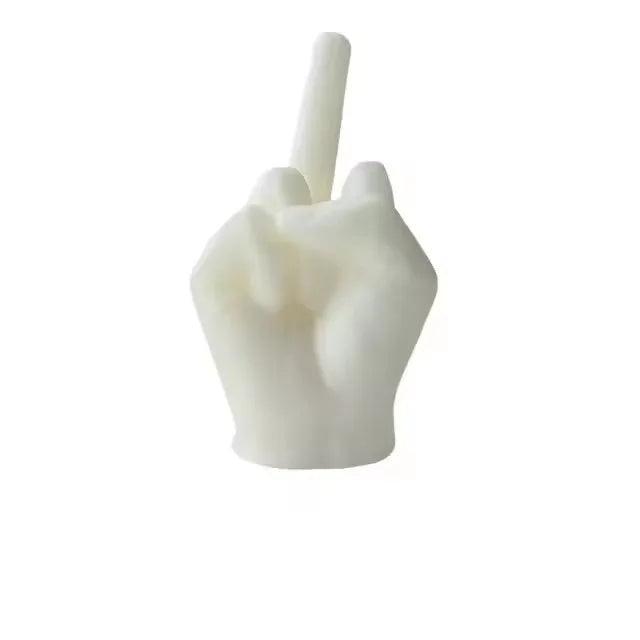 New Creative Candles Middle Finger Shaped Gesture Scented Candles Funny Quirky Gifts Home Decoration Ornaments Birthday Gifts