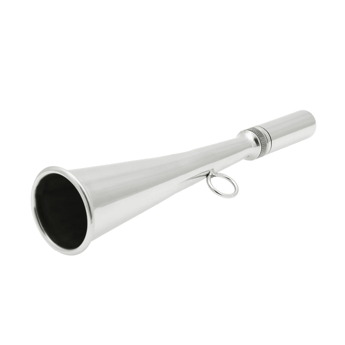 AD Foghorn Stainless Steel Fog Horn Boat Foghorn Handheld Foghorn with Removable Mouthpiece for Yacht Marine Safety