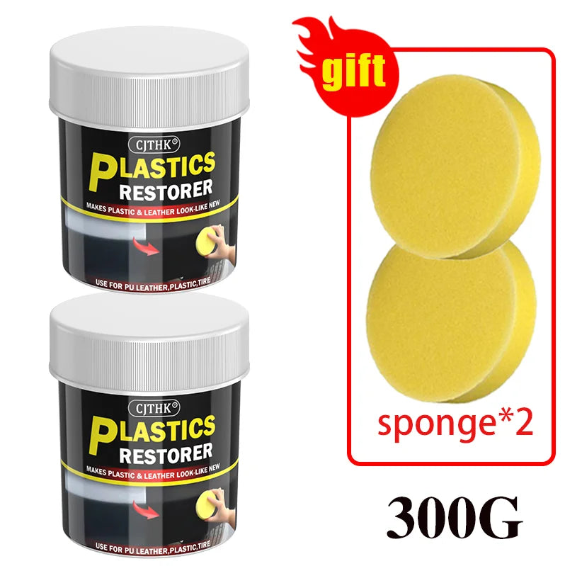 Car Plastic Restorer Back To Black Gloss Car Cleaning Products Plastic Leather Restore Auto Polish Repair Coating Renovator