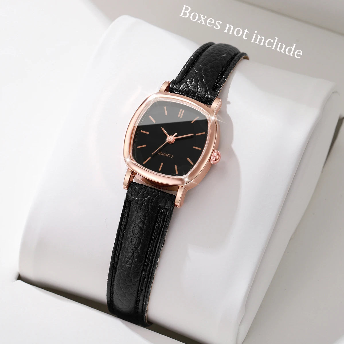 Fashion Small Dial Women Quartz Watch Ladies Simple Leather Band Wristwatches(Without Box)