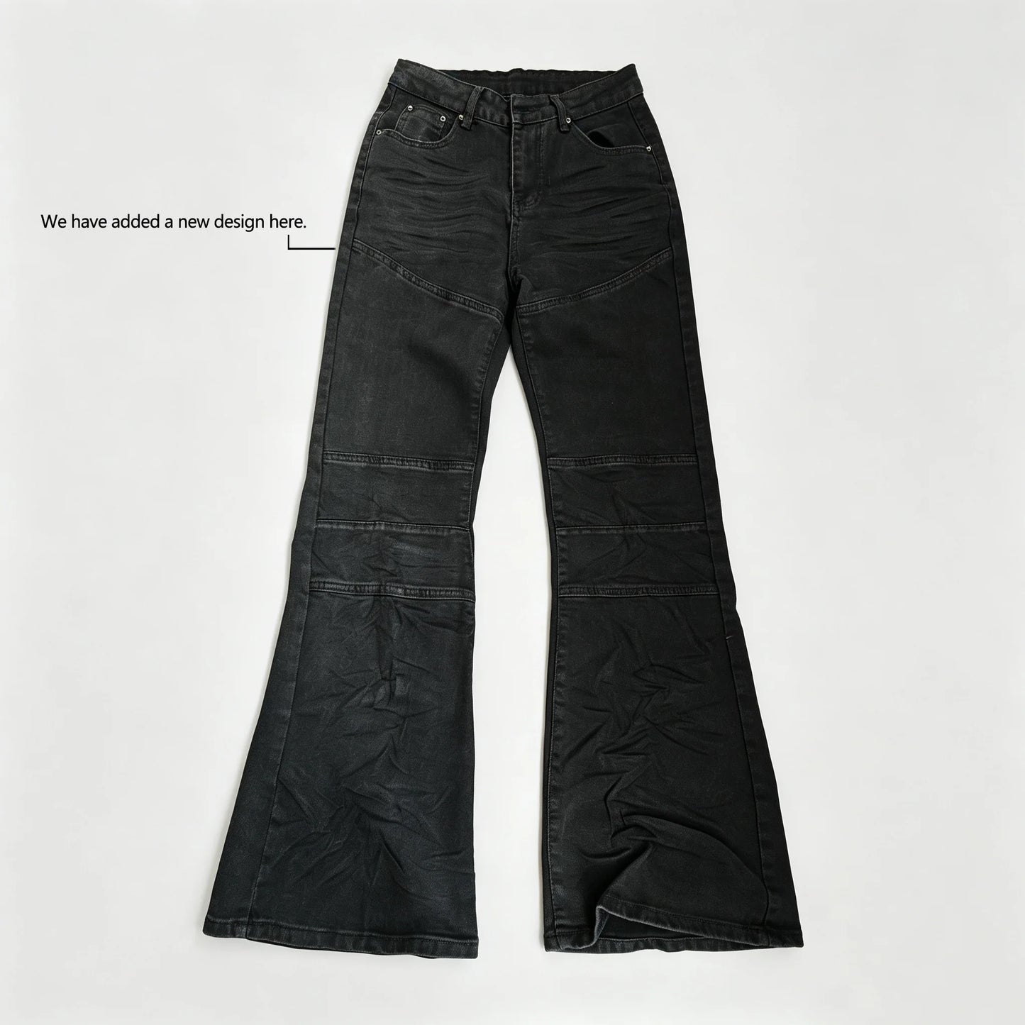 Y2K Washed Jeans Gothic Vintage Micro Flared Middle Waisted Zipper Pants Women Men Streetwear High Quality Design Sense Trousers