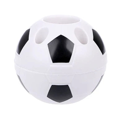 Soccer Shape Tool Home Decoration Student Gifts Supplies Pen Pencil Holder Football Shape Toothbrush Holder Desktop Rack Table