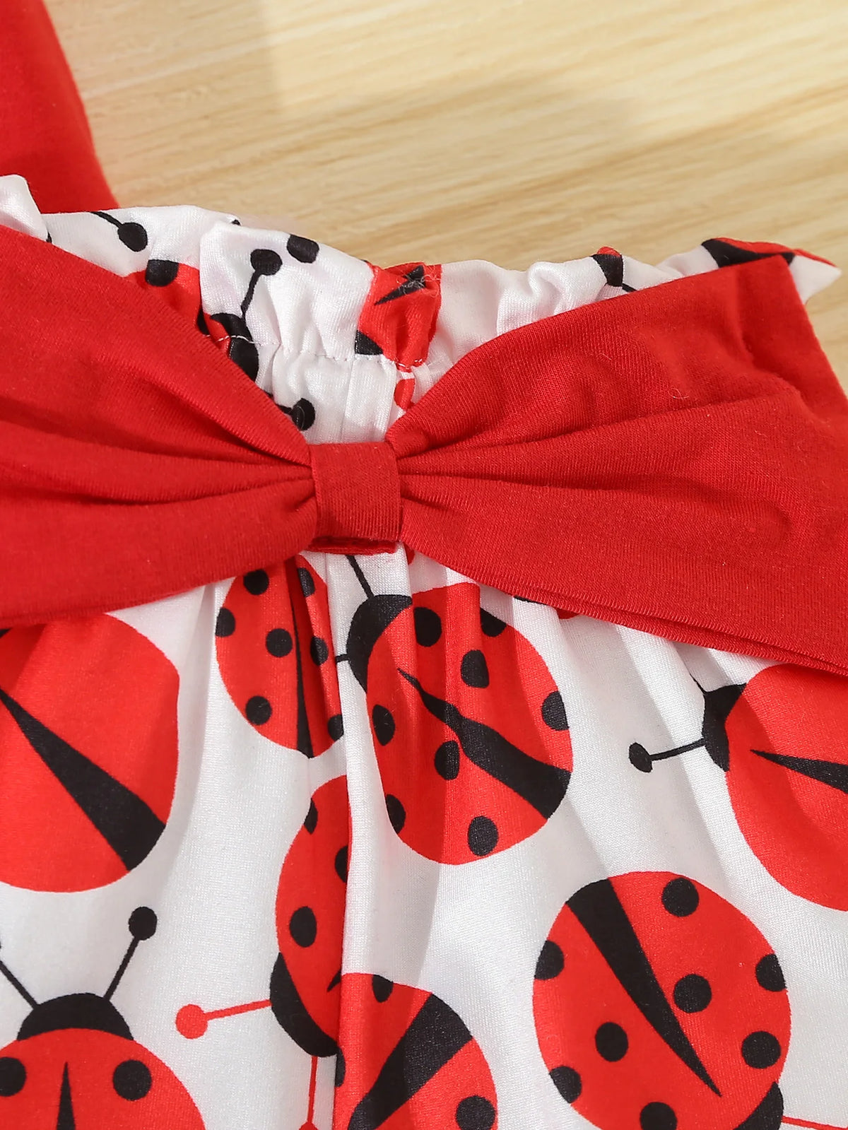 Summer Adorable Ladybug Outfit 2pcs Set for Baby Girls Sleeveless T-shirt +Causal Shorts Infant Newborn Cute Baby Girl Clothes