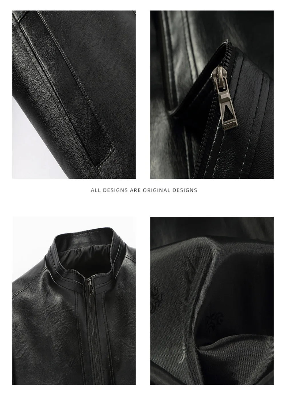 Winter Fur Leather Jacket Men Genuine Leather 2025 New Mandarin Collar Sheepskin Coat Male Leather Jacket Motorcycle Clothing
