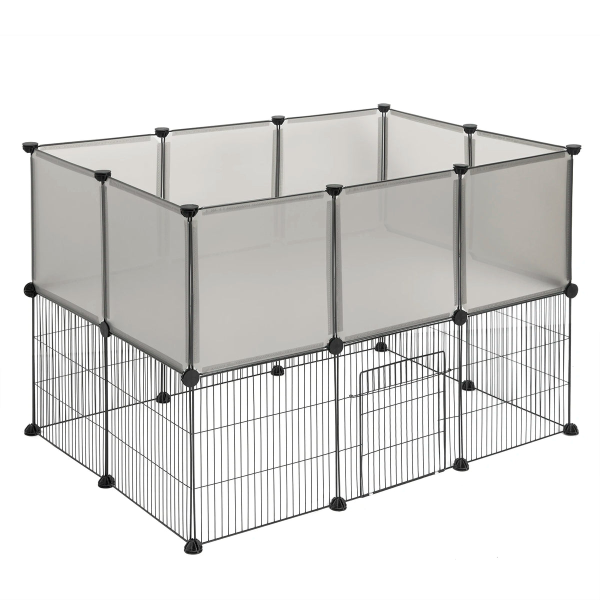 EUGAD Pet Playpen for Rabbits Small Animals Cats Kennel Puppies House Kitten Space Dogs Guinea Cages Outdoor Exercise Training