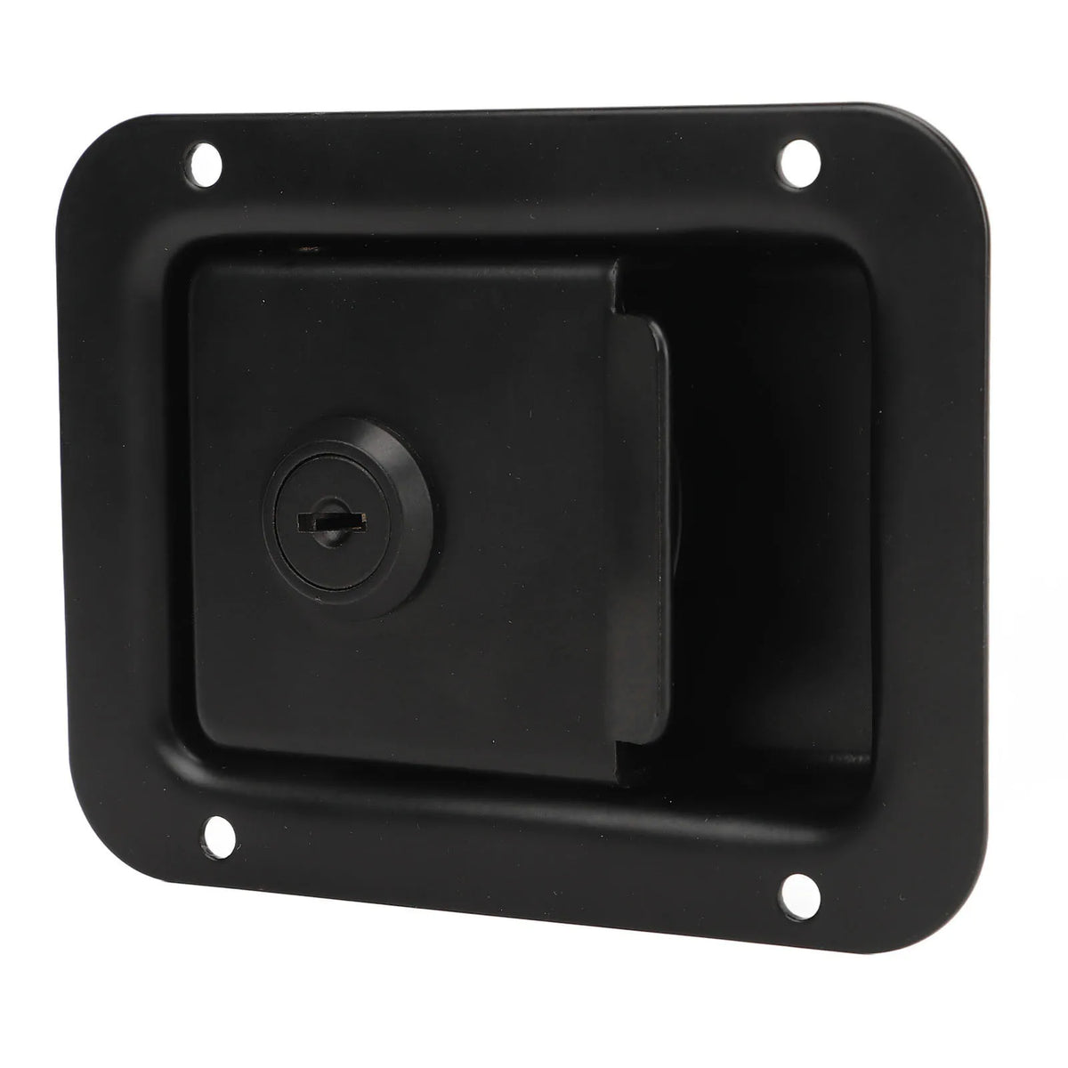 RV Toolbox Flush Rugged Stylish Reliable Trailer Paddle Door Black High Hardness for Campers
