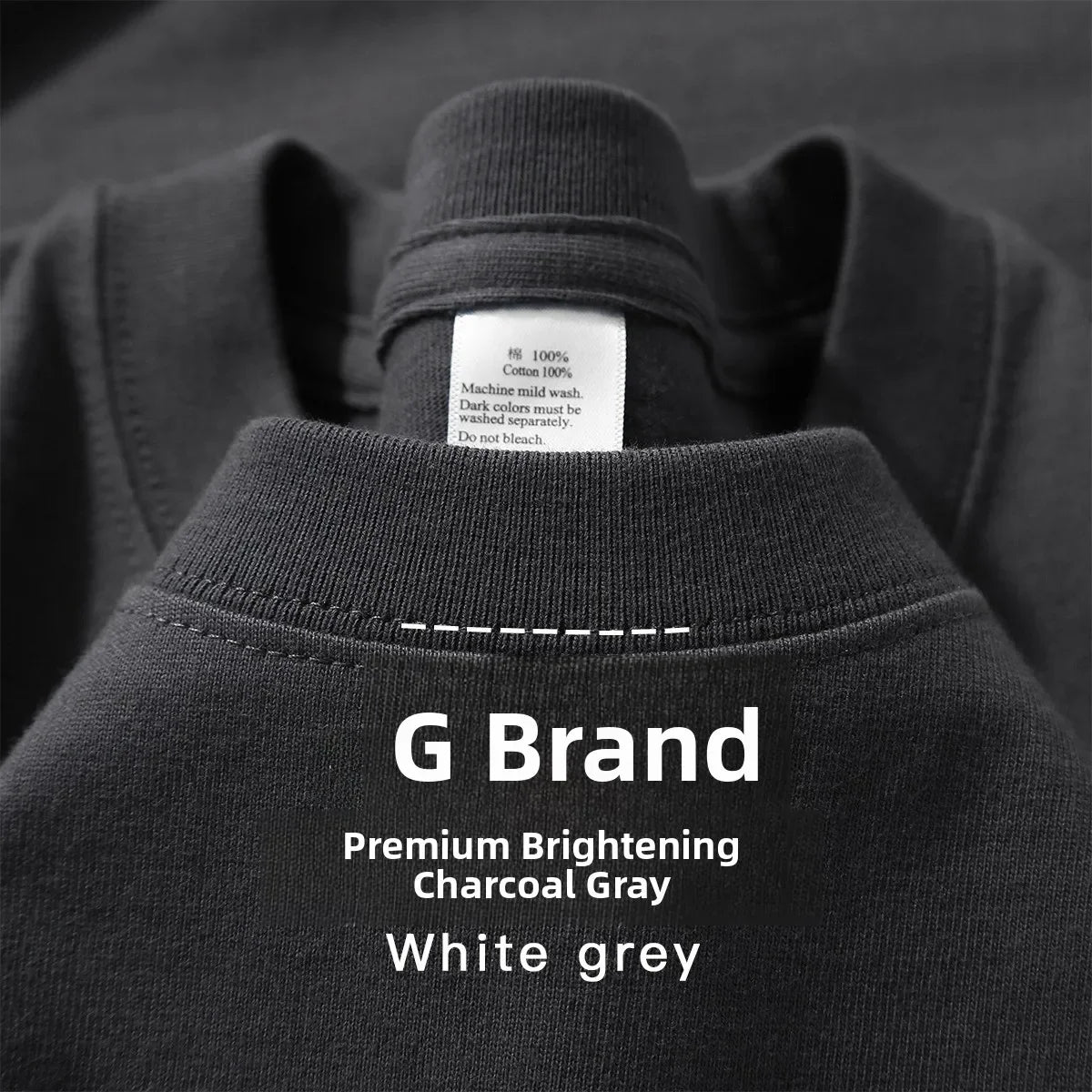 300g Cotton T Shirts Men Short Sleeved Heavyweight Summer Round Neck Loose Breathable Shirt for Men Women Basic Tee