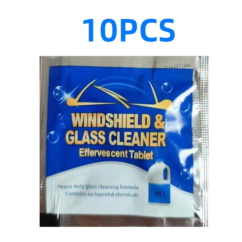 Solid Cleaner Car Windscreen Cleaner Effervescent Tablet Auto Wiper Glass Solid Cleaning Concentrated Tablets Detergent