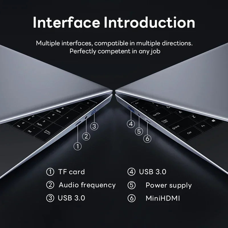 2026 New Intel Core I9-10980HK 14.1 inch Laptop Computer Portable Windows 11 Pro Notebook 16GB RAM 1TB 2TB SSD Office Study Gaming Laptops