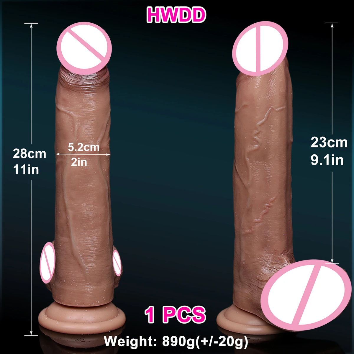 Huge Realistic Brown Giant Long Dildo Soft Silicone Vaginal Masturbators Penis Erotic Toy for Women Suction Cup Thick Glans Dick
