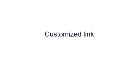 Customized product to customer