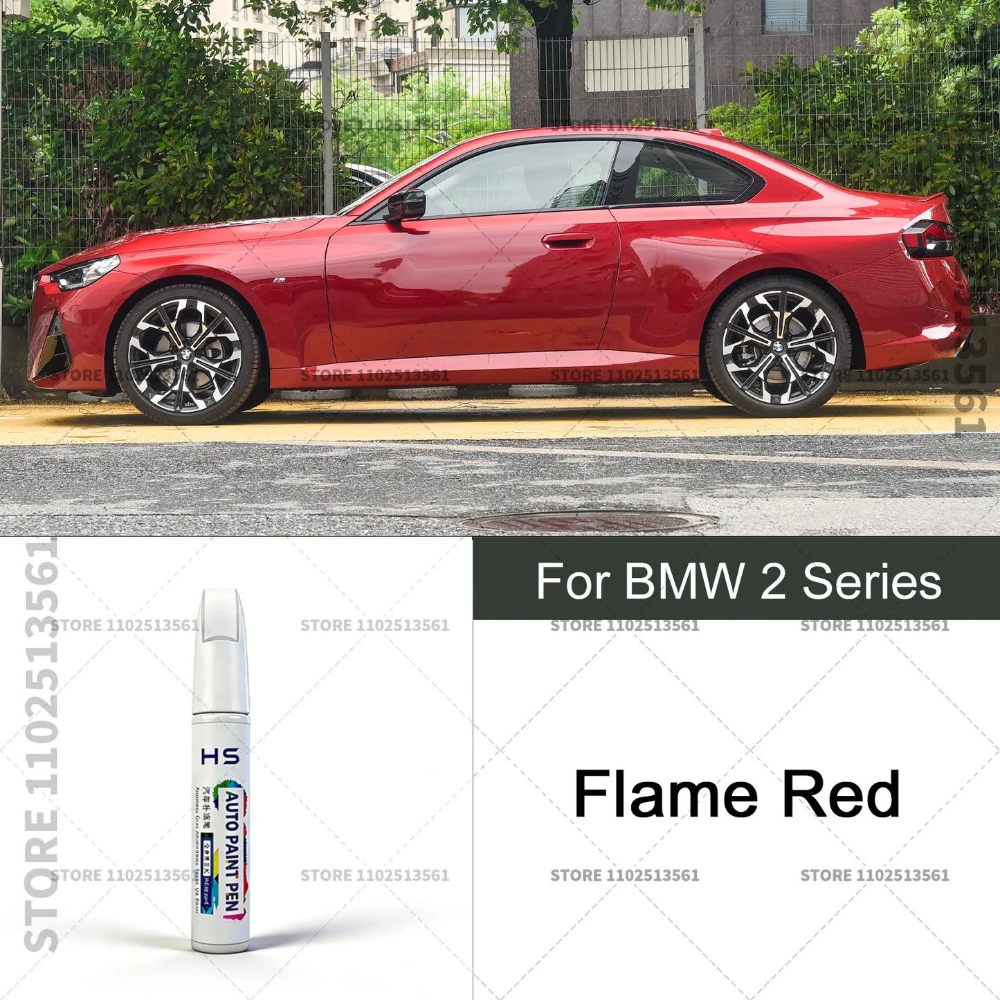 For 2014-2025 BMW 2 Series Scratch Removal and Paint Repair Pen Alpine White 300 490 Black Saphi Blue Gray Portimao Blue