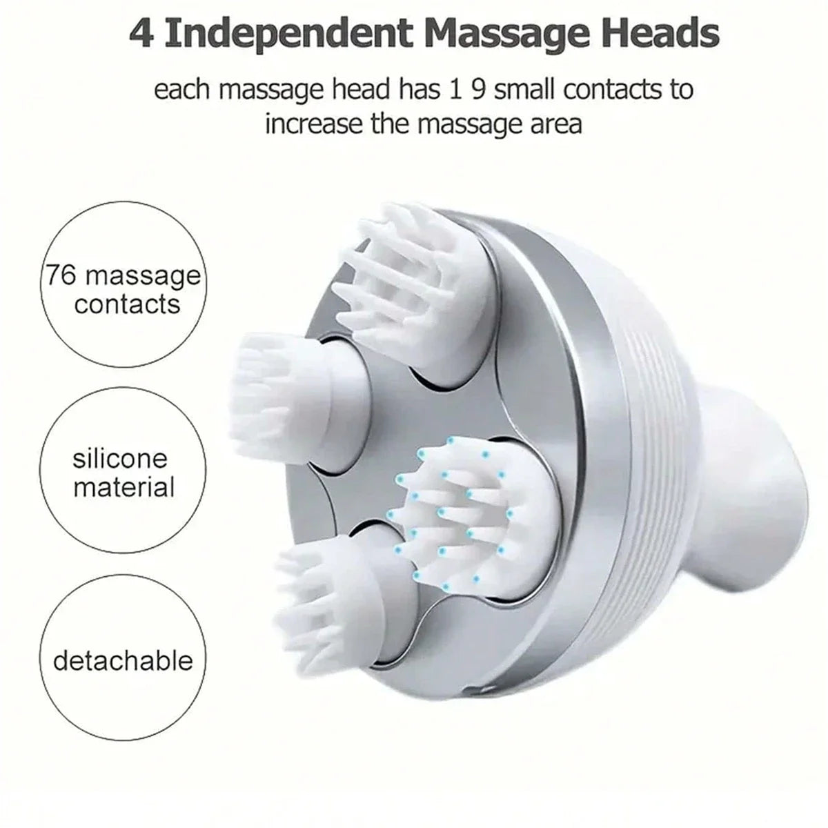 Electric Head Massager & Pet Massager, High Frequency Vibration Scalp Massage For Deep Relaxation Relieve Stress, Rechargeable