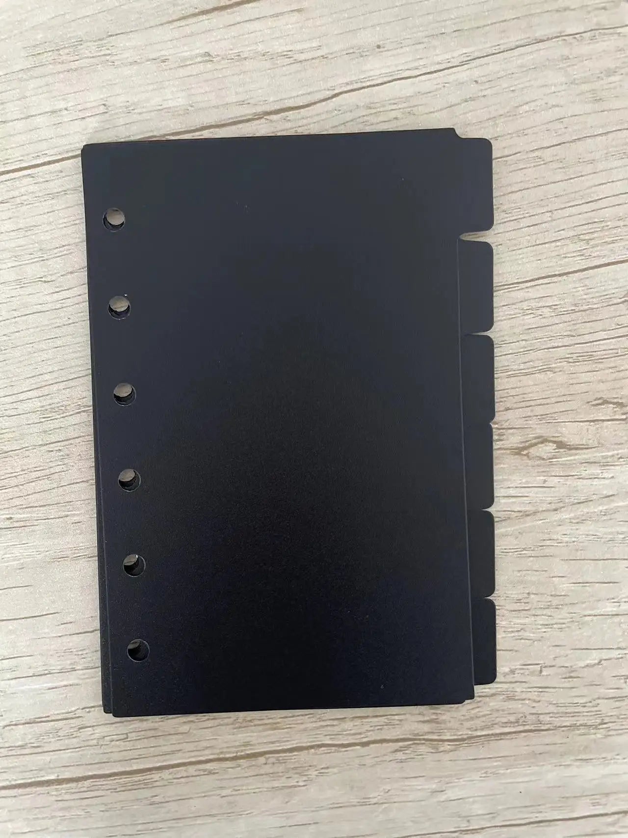 A5 A6 A7 Pink Black Index Divider Cute 6 Holes For Binder Planner Notebook Stationery Notebook Paper Divider Accessories