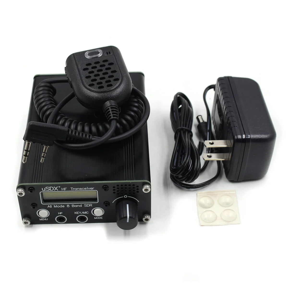 R1.02W 3-5W USDX+ V2 SDR Transceiver All Mode 8 Band HF Ham Radio QRP CW Transceiver 80M/60M/40M/30M/20M/17M/15M/10M