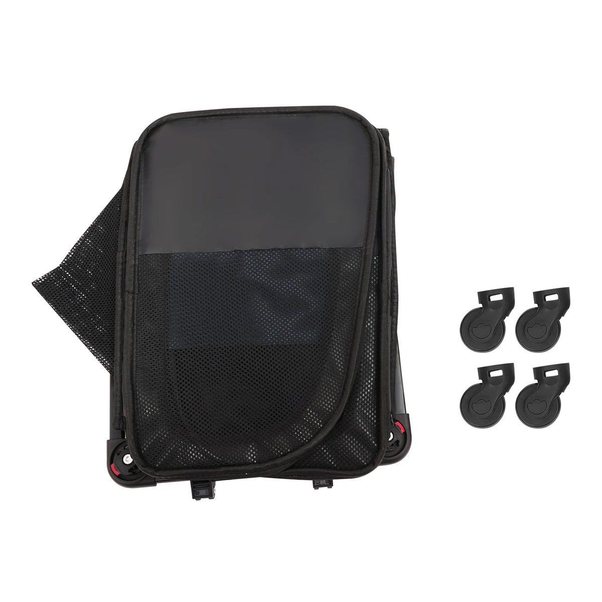 Pet Transport Box with Wheels, Pet Trolley Backpack, Pet Bag Trolley Case for Cats Small Dogs Up to 33lbs