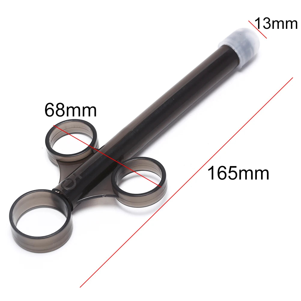 HOT!Anal Vagina Shooter Lube Launcher Sex Lubricant Applicator Syringe Lube
