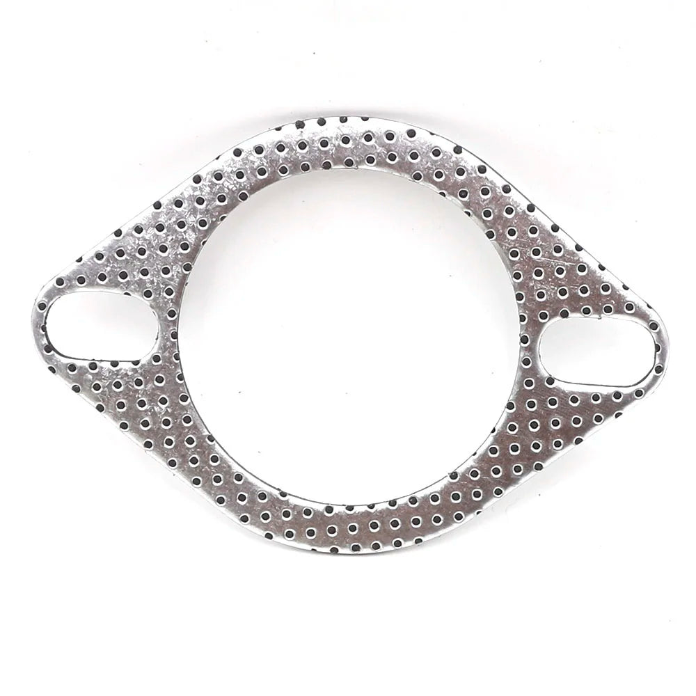 5pcs/Lot 2.5 inch=63mm Car Engine Exhaust Gasket Universal Exhaust Pipe Gasket With Two Holes