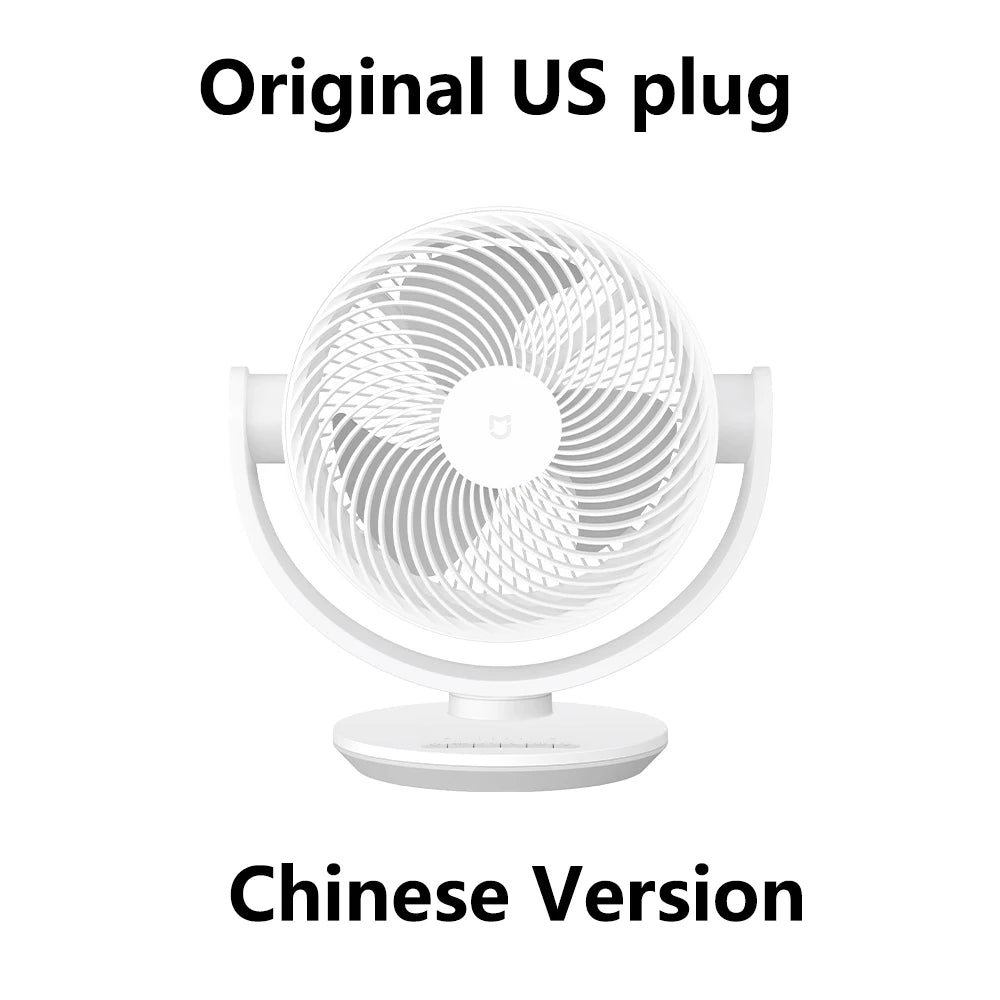Xiaomi Mijia DC Inverter Desktop Circulation Fan Portable Desktop Electric Fan Mihome App Smart Three-Dimensional Lightweight