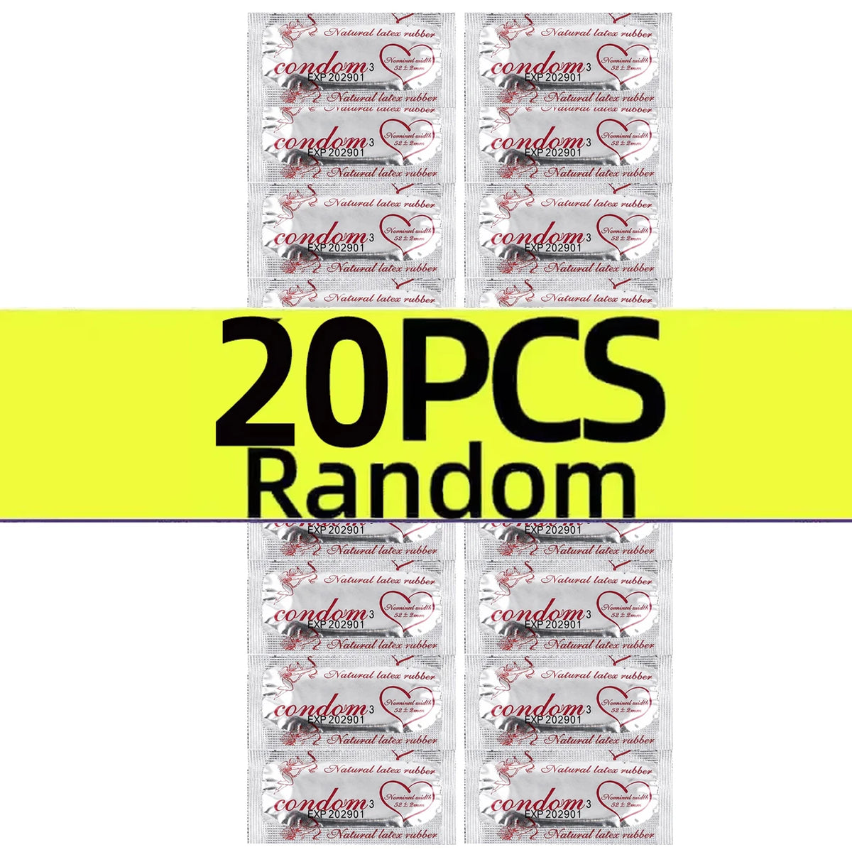 Condoms 50Pcs/Lots for Men Smooth Penis Sleeve Thin Condom Adult Sex Products Safe Contraception Sex Toys