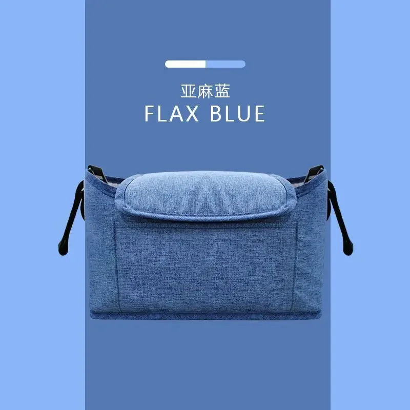 Stroller Bag Baby Diaper Mummy Bag Large Capacity Stroller Organizer Cup Holder Feeding Bottle Stroller Accessories Hanging Bag