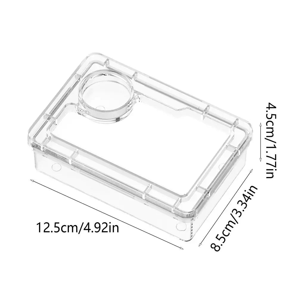 Reptile Lizards Geckos Feeding Bowls Prevent Tenebrio Molitor and Blaptica Dubia Anti Overturning Trough Feeder Transparent