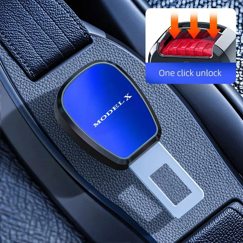Car Seat Belt Buckle Plug Auto Safety Strap Extension Accessories interior For Tesla model Y 3 S X modelY model3 modelS