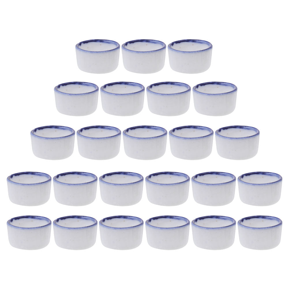 24 Pcs Reptile Water Dish Terrarium Bowl Mini Food Crawler Feeding Sink Lizard Pet Water Bowl Drinking Container Pet Drink Bowls