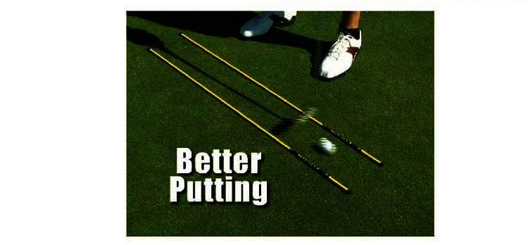 PGM 2 Pcs Golf Alignment Sticks Alignment Rods Direction Indicator Swing Guide Tool with Clear Tube Case for Full Swing Practice