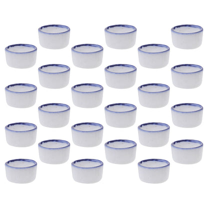 24 Pcs Reptile Water Dish Terrarium Bowl Mini Food Crawler Feeding Sink Lizard Pet Water Bowl Drinking Container Pet Drink Bowls