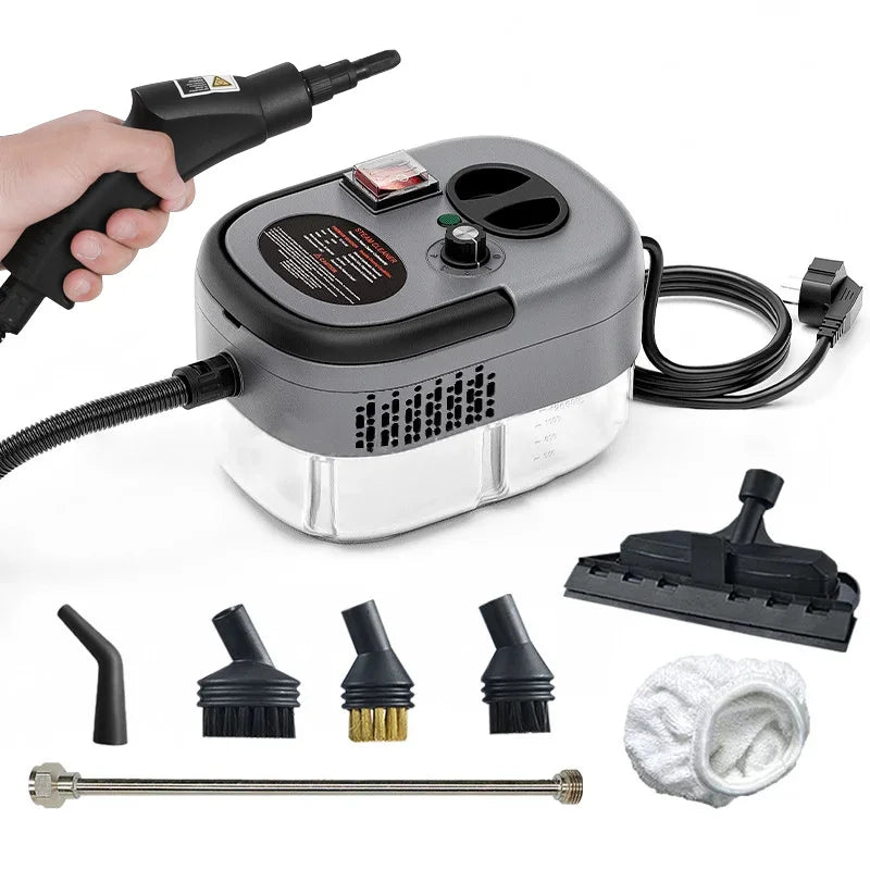 2500W High Temperature and Pressure Handheld Steam Cleaners Air Conditioner dog Hood Car Steam Clean V EU Plug