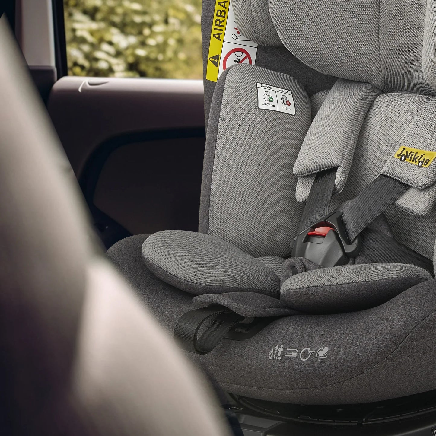 Jovikids Ranger 360° Swivel i-Size Baby Car Seat 40-150cm with Support Leg
