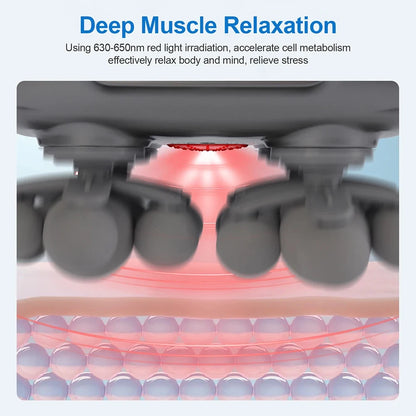 Massage Gun with 22 Massage Heads 9 Speed Modes Deep Tissue Percussion Massager High Frequency Muscle Massage Gun for Neck Shoulders Back Waist Legs Full Body Muscle Relaxation Fitness Recovery Pain Relief Quiet Portable Elec