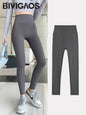 BIVIGAOS Summer Seamless Skin Feel Ultrathin Shark Leggings Women High Waist Tight Leggings Multicolor Sport Fitness Leggings