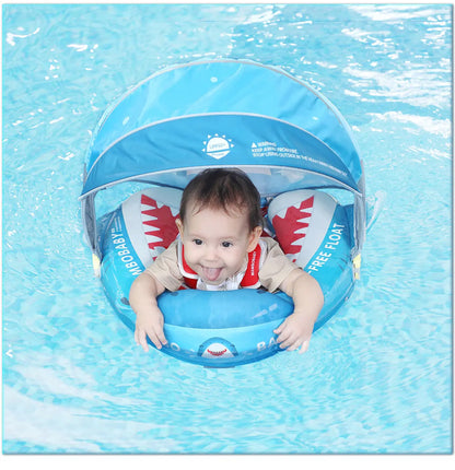 Mambobaby Baby Pool Float Vip 5 Dropshipping Blackproof Pool Mat For Infant Non-Inflatable Natation Buoy With Parasol Beach Toys