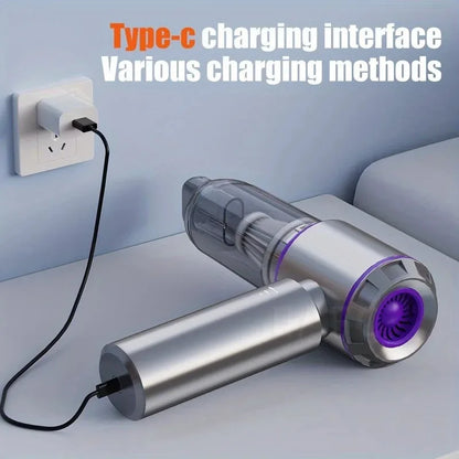 30000PA Brushless Vacuum Cleaner Cordless Brushless Motor | Handheld | 4-In-1 | Suitable for Cars, Homes, Offices, and Camping