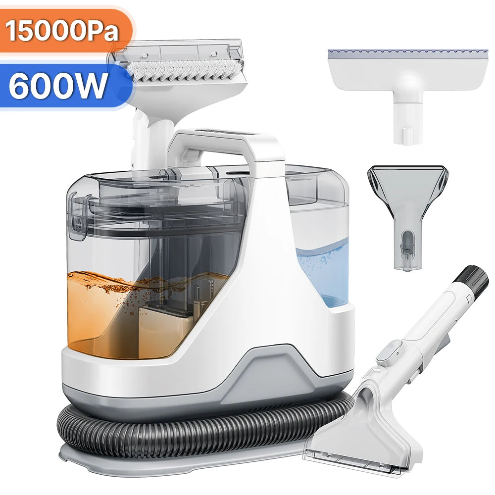 Spot Cleaner 750W 11/15KPa Handheld Carpet Cleaner for Sofa Curtain Spray Suction Integrated Machine Household Clean Machine