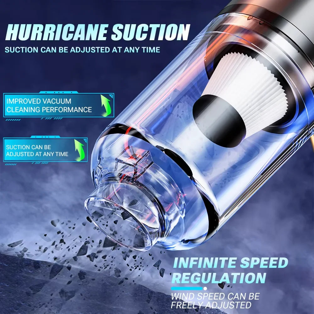 SZUK New Mini Car Vacuum Cleaner Cordless Powerful Wireless Car Cleaner HandHeld Portable Vacuum Cleaner Cleaning Machine