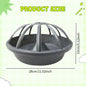 12/18/20 Holes Chicken Feeder Portable Goose Food Dispenser Poultry feed Bucket for Duck Chook Hen Livestock Feeding Supplies
