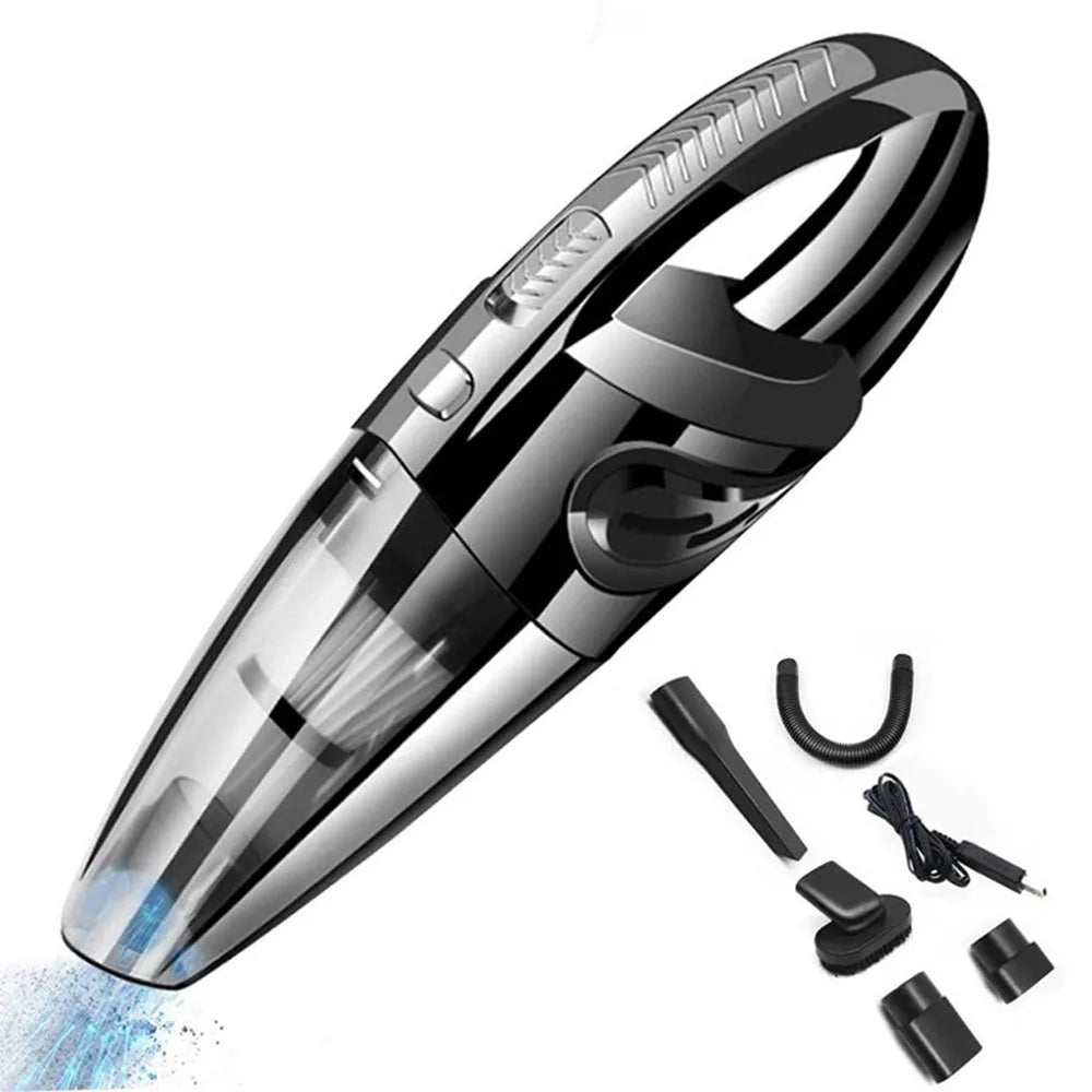 Handheld Vacuum Cordless Powerful Cyclone Suction Portable Rechargeable Vacuum Cleaner 6053 Quick Charge for  Home Pet Hair