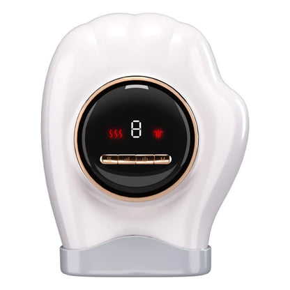 Electric Hand Massager with Heat Air Compression Finger Palm Wrist Therapy Massager Rechargeable Hand Care Device for Pain Relief Relaxation Home Office